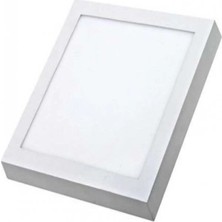 Mikasso 18 Watt Panel LED Armatür Sıva Üstü Kare Ct 5234 Günışığı Sarı Işık 3200K Alüminyum Kasa