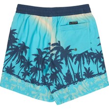 Quiksilver Mavi Erkek Çocuk Desenli Şort Mayo EQBJV03540-EVD Prınted