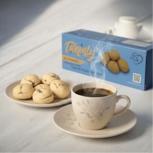 Tahinly Bitter Çikolata Parçacıklı Tahinli Şekersiz ve Glutensiz Kaşık Kurabiye (120GR)