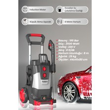 GAP Tools Indüksiyon Motorlu Yıkama Makinesi 195BAR GP-2500AC