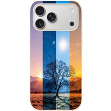Le Balvo Iphone 17 Pro Max Uyumlu Gündoğumu Mevsimi Baskılı Silikon Kılıf
