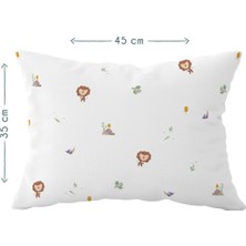 Casadora Baby Simba % 100 Organik Pamuk Saten Yastık Kılıfı 35 x 45 cm