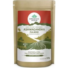 Organic India Withania Somnifera (Hint Ginsengi) Toz - Organik - 100 Gram