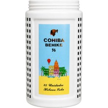 Cohiba Behike 56 Beyaz Puro Saklama Kutusu Jar