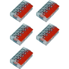 Mikasso 5 Adet 5'li Tırnaklı Kablo Bağlantı Elektrik Buat Klemensi