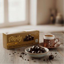 Tahinly Bitter Çikolata Kaplı Tahinli Bisküvili Draje - Şekersiz ve Glutensiz