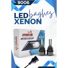 Baghes Şimşek Etkili LED Xenon Far Ampul Seti | Ice Blue Serisi Yüksek Işık Gücü