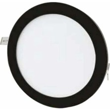 Mikasso 18W Beyaz LED Panel Armatür (Siyah Kasa)