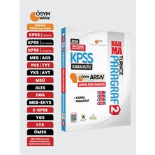 Karakutu Yayınları 2026 Kpss Önlisans/ortaöğretim türkçenin Kara Kutusu Paragraf 2 Karma Ösym Çıkmış Soru Bankası