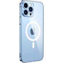 Terma Craft Iphone 13 Pro Max Kılıf Kamera Lens Korumalı Magsafe Destekli Şeffaf Darbe Emici Sert Kapak