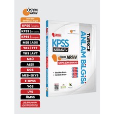 Karakutu Yayınları 2026 Kpss Türkçenin Kara Kutusu Anlam Bilgisi (Sözcük-Cümle) Ösym Çıkmış Çözümlü Soru Bankası