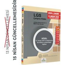 2026(Nisan dahil)MEB Örnek Sorular LGS Sözel Çalışma Kitap 8.Sınıf Tarih-Din-İng RENKLİ Baskı A4 Ebat