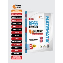 Karakutu Yayınları 2026 Kpss Matematik Kara Kutusu 2.cilt Problemler Ösym Çıkmış Soru Bankası Özetli Dijital Çözümlü