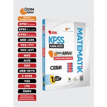 Karakutu Yayınları 2026 Kpss Matematik Kara Kutusu 1.cilt Cebir Ösym Çıkmış Soru Bankası Konu Özetli Dijital Çözümlü