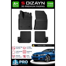 S-Dizayn Bmw 4 Serisi F33 Cabrio 3D Pro Havuzlu Paspas 2013-2020 A+ Kalite