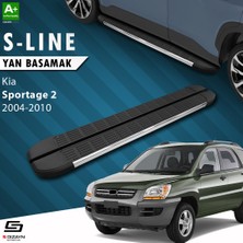 S-Dizayn Kia Sportage 2 S-Line Krom Yan Basamak 173 cm 2004-2010