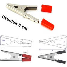 Mikasso (10XADET) 1 Set Mini Maşa (Krokodıl) 50MM