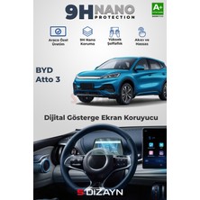 S-Dizayn Byd Atto 3 9h Nano Gösterge Ekran Koruyucu (Parlak) 2024 Üzeri A+ Kalite