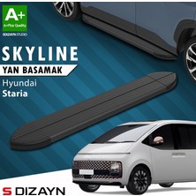 S-Dizayn Hyundai Staria Skyline Siyah Yan Basamak 233 cm 2021 Üzeri A+ Kalite