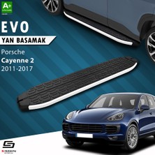 S-Dizayn Porsche Cayenne 2 Evo Aluminyum Yan Basamak 193 cm 2011-2017