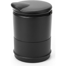 Baghes Kapaklı Araç Küllüğü Siyah Universal Bardaklık Uyumlu Oto Küllük