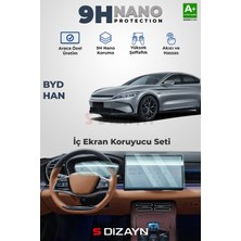 S-Dizayn Byd Han 9h Nano Gösterge ve Multimedya Ekran Koruyucu (Parlak) 2024 Üzeri A+ Kalite