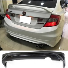 MKG Otomotiv Honda Civic Fb7 Modulo Arka Ek Plastik Siyah Difüzör Çıkışsız 2012-2016 Arka-Difizör-Bodykit-Ek