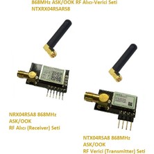 Egne 868MHZ Ask/ook Rf Alıcı Verici Seti (NTXRX04RSARS8)