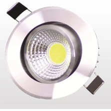 Mikasso 5W Cob LED Armatür Krom Kasa