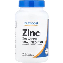 Nutricost Zinc Citrate 50 Mg 120 Caps