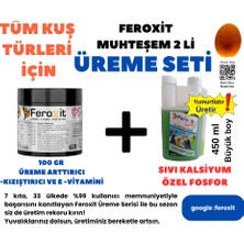 Feroxit Üreme Seti 100 gr Kızıştırıcı VE450ML  Büyük Boy Yumurta Arttırıcı Muhteşem Ikili