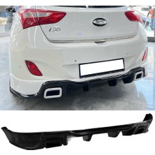 MKG Otomotiv Hyundai I30 Rs Arka Ek Plastik Siyah Difüzör 2012-2017 Arka-Bodykit-Ek-Karlık