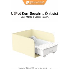 Ubpet C31 Akıllı Kedi Tuvaleti Uyumlu Kum Sıçratma Önleyici | Kedi Tuvaleti Koruyucu Bariyer | Dayanıklı Tasarım