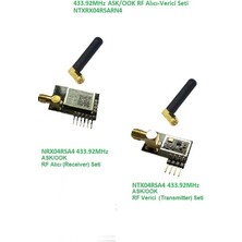 Egne 433.92MHZ Ask/ook Rf Alıcı Verici Seti (NTXRX04RSARN4)