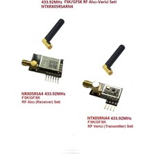 Egne 433.92MHZ Fsk/gfsk Rf Alıcı Verici Seti (NTXRX05RSARN4)