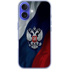 Le Balvo Iphone 16 Uyumlu Rusya Arması Baskılı Silikon Kılıf