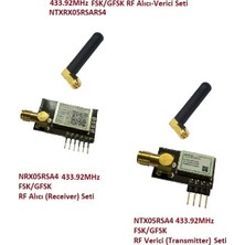 Egne 433.92MHZ Fsk/gfsk Rf Alıcı Verici Seti (NTXRX05RSARS4)