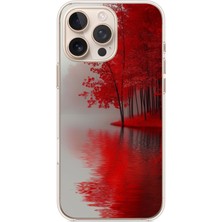 Le Balvo Iphone 16 Pro Max Uyumlu Sonbahar Gölü Baskılı Silikon Kılıf
