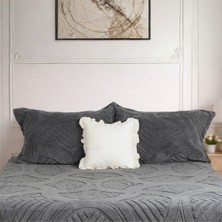 Luna Bueno Gölge Serisi Soft Çift Kişilik Pike Takımı & Yatak Örtüsü