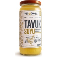 Veg&Bones Tavuk Suyu 480 ml Lezzetli ve Pratik Menşei Türkiye Hızlı Hazırlanır
