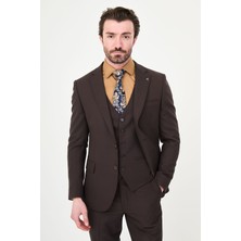 MCR Düz Slim Fit Mono Yaka Erkek Takım Elbise