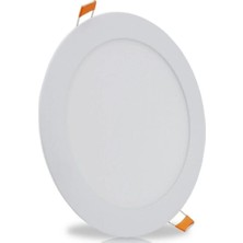 Mikasso 6 W LED Panel - Beyaz Işık (6500K) - Beyaz Kasa - Yuvarlak - Sıva Altı - CT-5145B