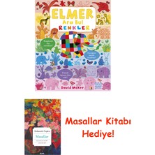 Mundi Çocuk Elmer Ara Bul - Renkler (Ciltli) + Masallar