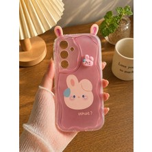 MMP Shop Samsung Galaxy S24 Fe Uyumlu Kamera Korumalı Darbe Emici Kenarları Dalgalı Kılıf