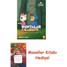 Eksik Parça Yayınları Kral Şakir - Dünyalar Karıştı Boyama Kitabı 1 + Masallar