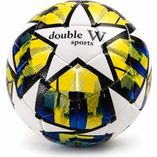 Double W Sports Dikişli Futbol Topu – Dayanıklı Outdoor/ındoor Antrenman Topu (Standart Boy, Çok Renkli)