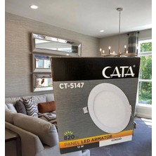 Mikasso 12 Watt Panel LED CT-5147 - Günışığı Alüminyum Kasa