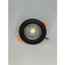 Mikasso 6 Watt LED Spot Yuvarlak Siyah Kasa 6500K Beyaz Işık