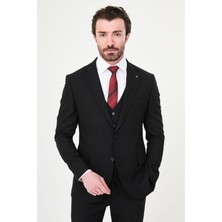 MCR Düz Slim Fit Mono Yaka Erkek Takım Elbise