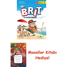 İş Bankası Kültür Yayınları Mr Brit ve Plajda Soygun - Bulmacalarla Ingilizce 4 + Masallar